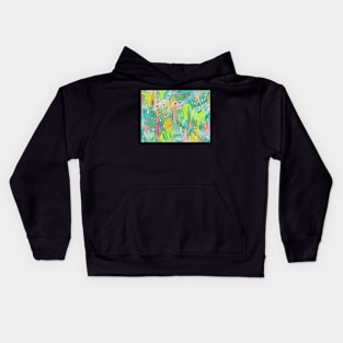 “Everything is Wonderful” - a Brightly Colored Abstract Kids Hoodie